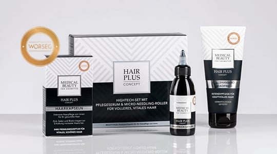 Haitplus Concept Produkte bestehend aus dem Hair Plus Concept Set, Hair Plus Concept Haarkapseln, Hair Plus Serum und Hair Plus Shampoo Haitplus Concept Produkte bestehend aus dem Hair Plus Concept Set, Hair Plus Concept Haarkapseln, Hair Plus Serum und Hair Plus Shampoo