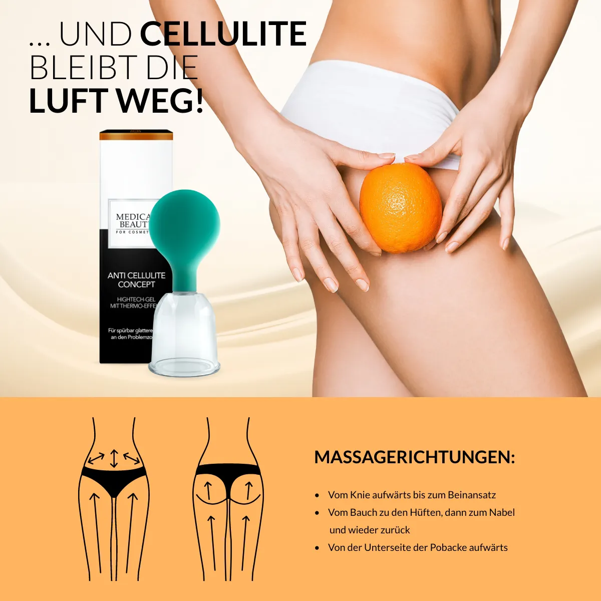 Darstellung Vacuum Cup Anti Cellulite Set Darstellung Vacuum Cup Anti Cellulite Set