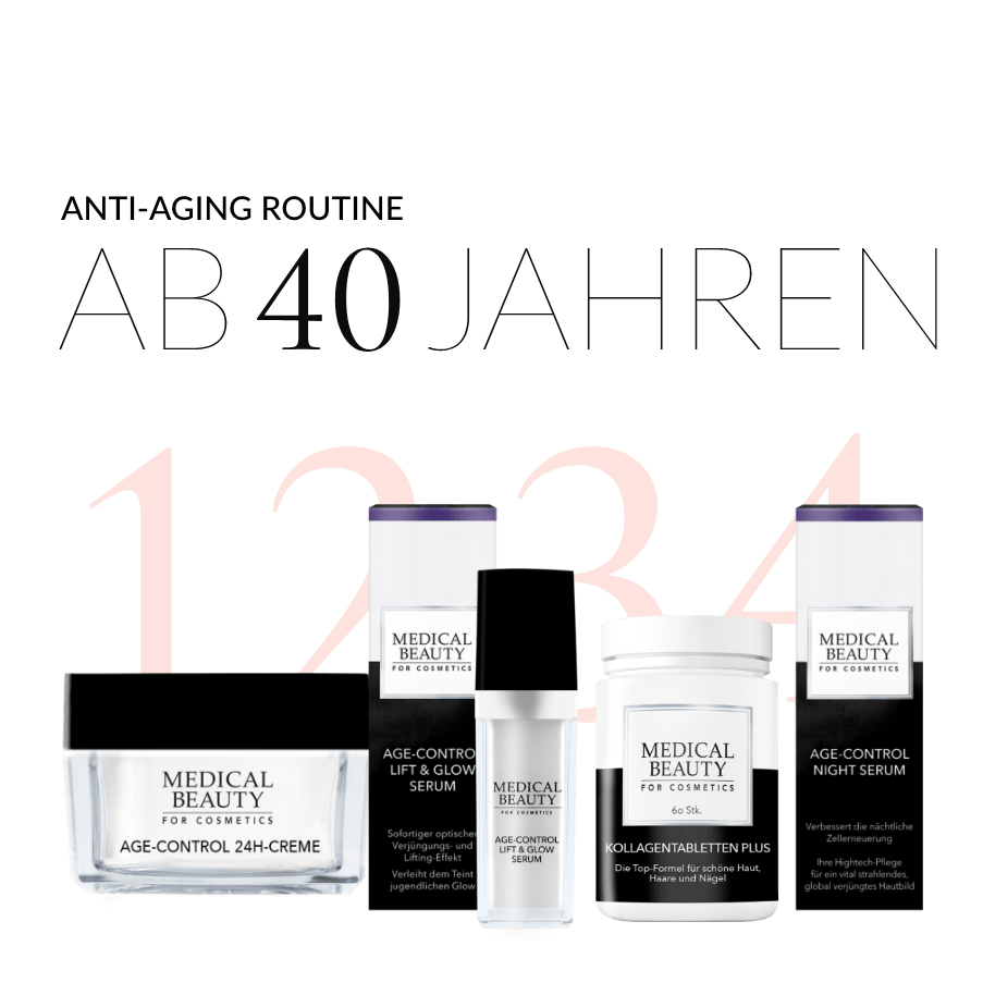 Anti-Aging Routine für die Gesichtshaut ab 40