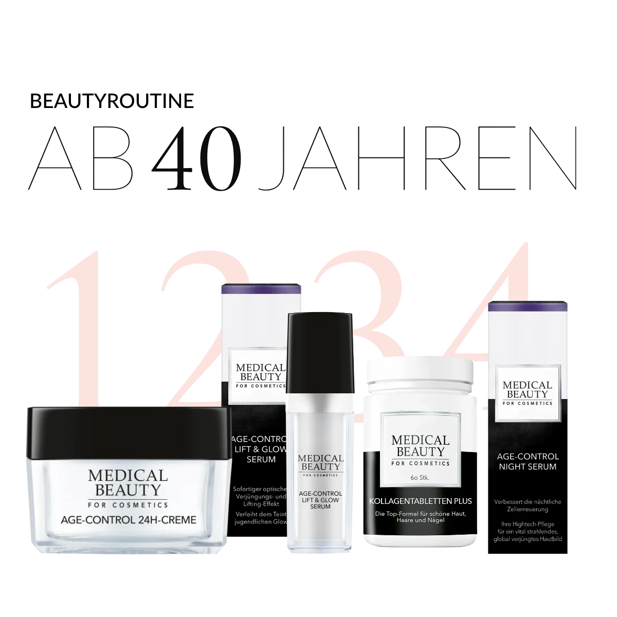 Anti-Aging Routine für die Gesichtshaut ab 40