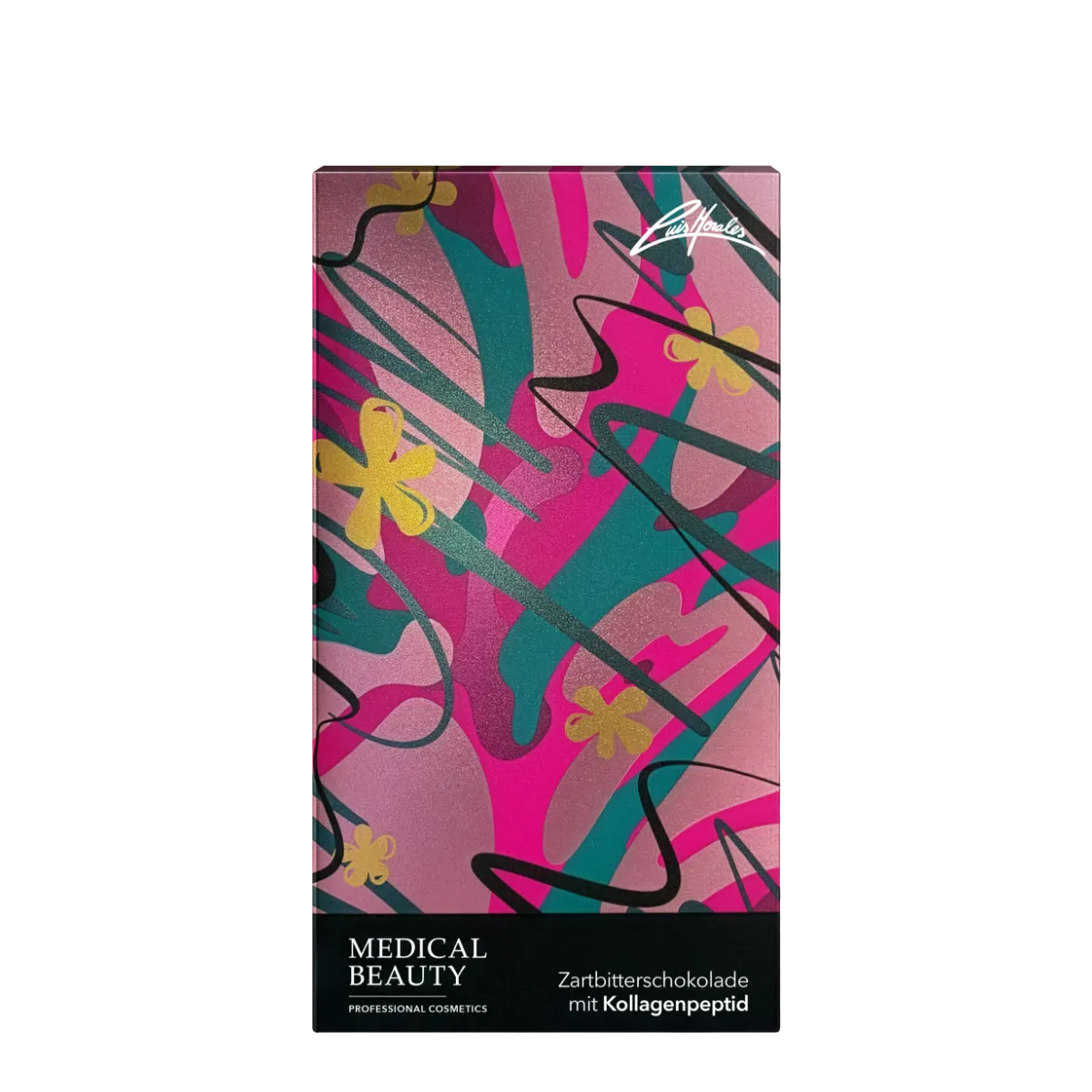 Zartbitterschokolade mit Kollagenpeptid